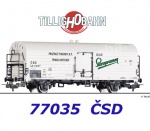 77035 Tillig Refrigerator Beer Car Type Lp “Staropramen” of the CSD