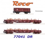77041 Roco  Set 3 nákladních vozů 