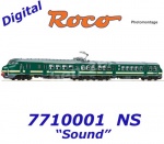 7710001 Roco Elektrická dvoudílná motorová jednotka Plan V, NS - Zvuk