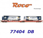 77404 Roco Kloubový dvojitý kapsový vůz řady 738/T3000e, DB