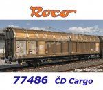 77486 Roco Velkoobjemový uzavřený nákladní vůz řady Hbbillns, ČD Cargo