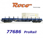 77686 Roco Stake wagon, type Regs, of the ProRail