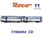 7780004 Roco TT Dieselový motorový a přípojný vůz řady 810 Najbrt, ČD