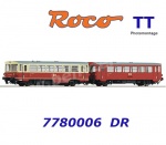 7780006 Roco TT Motorová jednotka 174 001 s přívěsným vozem, DR
