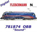781874 Fleischmann N Elektrická lokomotiva řady 1216 "Nightjet", ÖBB - Zvuk