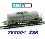 785004 Albert Modell Cisternový vůz Zas, šedý, ŽSR