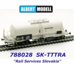 788028 Albert Modell Tank car Type Zaes of the SK-TTTRA (rail services slovakia)