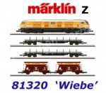 81320 Märklin Z Set nákladního vlaku "Wiebe" s provozním číslem V 320 001-1
