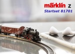 81701 Märklin Z Start set nákladního vlaku s parní lokomotivou řady 89