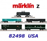 82498 Märklin Z Set 5 amerických nákladních vozů