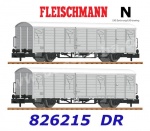 826215 Fleischmann N Set 2 chladicích vozů "Interfrigo" řady Ibbhss, DR