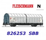 826253 Fleischmann N  Sliding wall wagon type Hbbillns of the SBB Cargo