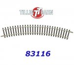 83116 Tillig TT Oblouková kolej R01, R 267 mm / 30°