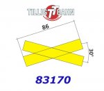 83170 Tillig TT Crossing, 86 mm/ 2x 30°