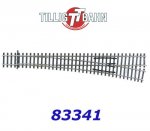 83341 Tillig TT Turnout EW3 right, 209 mm/ 12°