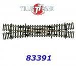 83391 Tillig TT Double slip switches, 208,6 mm/ 2x 7,5°