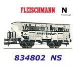 834802 Fleischmann N Beer wagon "Van Vollenhoven's" from Amsterdam, of the NS
