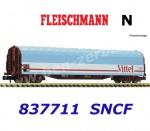 837711 Fleischmann N  Nákladní vůz se shrnovací plachtou řady Rils, "Vittel" SNCF