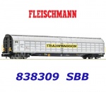838309 Fleischmann N High capacity sliding wall wagon, Transwaggon, SBB