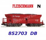 852703 Fleischmann N  Samovýsypný nákladní vůz řady Fals 151, DB (DB Cargo)