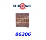 86306 Tillig Roadbed for straight tracks, 43 mm, TT