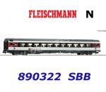890322 Fleischmann N Osobní rychlíkový vůz 2. třídy řady EW IV, SBB