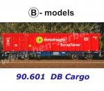 90.601 B-models Dvojitý kontejnerový vůz Innofreight Scrap Tainer "VTG", DB Cargo