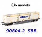 90.804.2 B-models  Kontejnerový vůz řady Sgns, SBB Cargo + Innofreight +