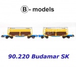 90.220 B-models Dvojity plošinovy vůz Sggrrs Innofreight RockTainer ORE, SK-Bin Budamar