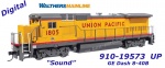 910-19573 WalthersMainline Diesel locomotive GE Dash 8-40B Union Pacific #1805 - Sound