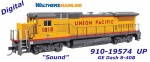 910-19574 WalthersMainline Diesel locomotive GE Dash 8-40B Union Pacific #1818 - Sound
