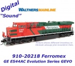 910-20218 WalthersMainline Dieselová lokomotiva GE ES44AC Ferromex #4650 - Zvuk