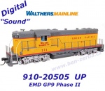 910-20505 WalthersMainline Diesel locomotive EMD GP9 phase II,  Union Pacific #212 - Sound