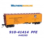 910-41414 WalthersMainline Chladírenský vůz 40ft - Pacific Fruit Express #40265