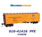 910-41416 WalthersMainline Chladírenský vůz 40ft - Pacific Fruit Express #40698
