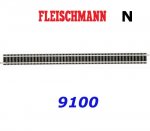 9100 Fleischmann N Straight track 222mm