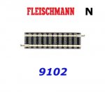 9102 Fleischmann N Straight track 57,5mm