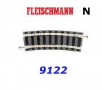 9122 Fleischmann N Curved Track, Radius R1, 15°