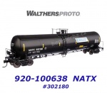 920-100638 WalthersProto 4-axle 30,145-gallon Tank Car of RPMG NATX #302180