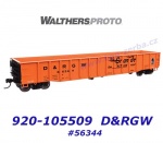 920-105509 WalthersProto Otevřený nákladní vůz Thrall 53' - Denver & Rio Grande Western #56344