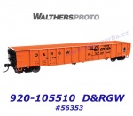 920-105510 WalthersProto Otevřený nákladní vůz Thrall 53' - Denver & Rio Grande Western #56353