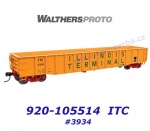 920-105514 WalthersProto Otevřený nákladní vůz Thrall 53' - Illinois Terminal #3934