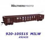 920-105515 WalthersProto Otevřený nákladní vůz Thrall 53' - Milwaukee Road #92433