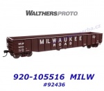 920-105516 WalthersProto Otevřený nákladní vůz Thrall 53' - Milwaukee Road #92436