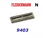 9403 Fleischmann N, Isolated railjoiners -for track with roadbed ,12 pcs.