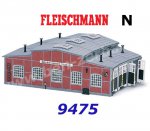 9475 Fleischmann Roundhouse Loco Shed Kit, N
