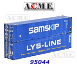 95044 A.C.M.E. ACME Set of 2 45 ft Containers of the Samskip and  LYS-LIine