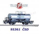 95361 Tillig TT Cisternový vůz řady R “Mleko” , ČSD