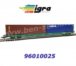 96010025 Igra Kontejnerový vůz řady Sggnss  "Gold" + "Geseaco" železnice Stlb
