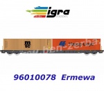 96010078 Igra Kontejnerový vůz řady Sggnss Ermewa s kontejnery MSC a Hapag Lloyd